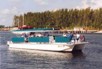 "Eva S.", our 49 passsenger Corinthian Catamaran